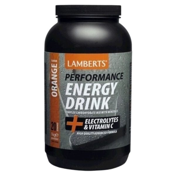 Lamberts Performance Energy Drink Electrolytes & Vitamin C Γεύση Πορτοκάλι 1000g