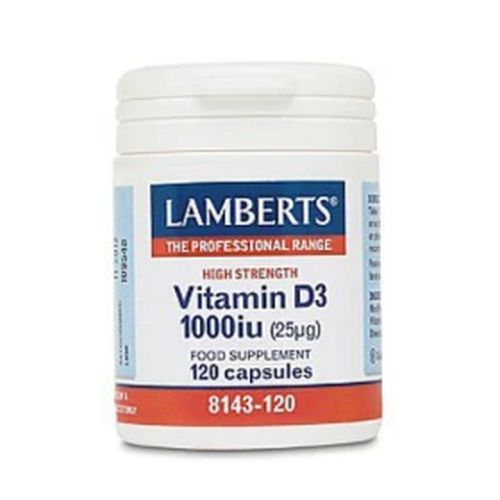 Lamberts Vitamin D3 1000iu 25μg 120 κάψουλες