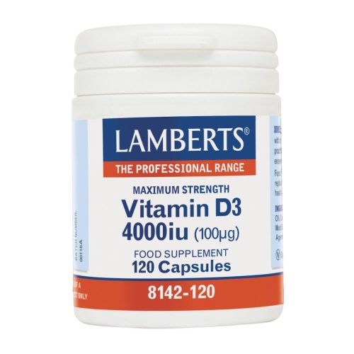 Lamberts Vitamin D3 4000iu (100μg) 120 κάψουλες