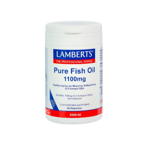 Lamberts Pure Fish Oil Ιχθυέλαιο 1100mg 60 κάψουλες