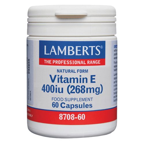 Lamberts Vitamin E 400iu 268mg 60 κάψουλες