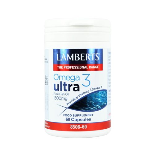 Lamberts Omega 3 Ultra Pure Fish Oil 1300mg Ιχθυέλαιο 60 κάψουλες