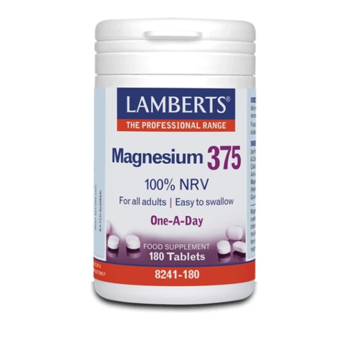Lamberts Magnesium 375 100% NRV Μαγνήσιο 180 ταμπλέτες