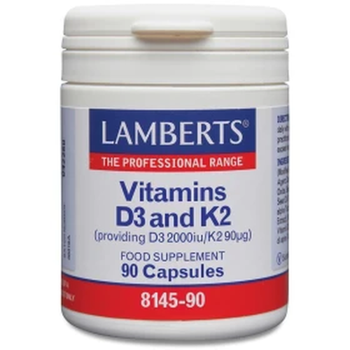 Lamberts Vitamins D3 & K2 90 κάψουλες