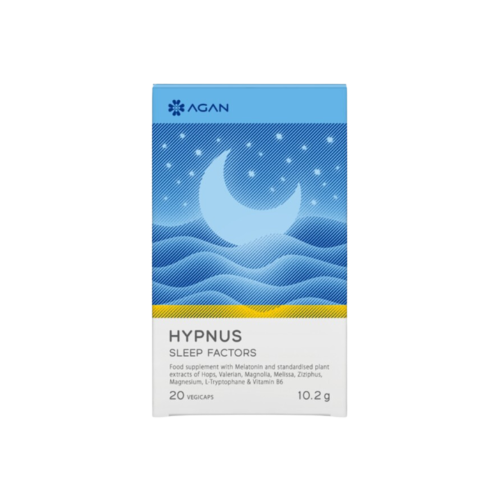Agan Hypnus Sleep Factors Συμπλήρωμα για τον Ύπνο 20 φυτικές κάψουλες