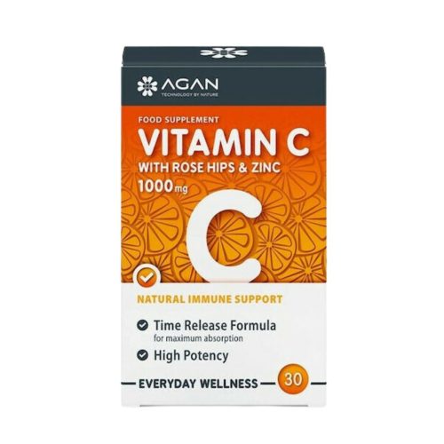 Agan Vitamiin C with Rose Hips & Zinc 30 ταμπλέτες