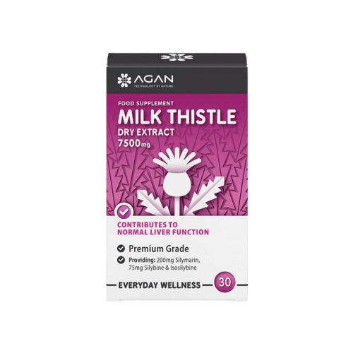 Agan Milk Thistle Συμπλήρωμα Γαϊδουράγκαθου 30 ταμπλέτες