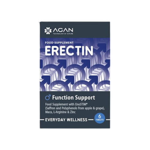 Agan Erectin Function Support Συμπλήρωμα για Τόνωση 6 ταμπλέτες