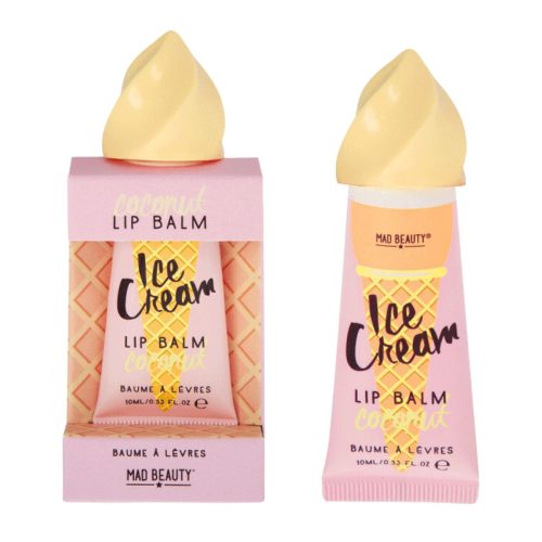 Mad Beauty Ice Cream Lip Balm Coconut 10ml