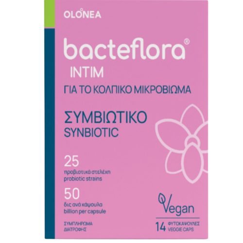 Olonea Bacteflora Intim Προβιοτικά & Πρεβιοτικά 14 φυτικές κάψουλες