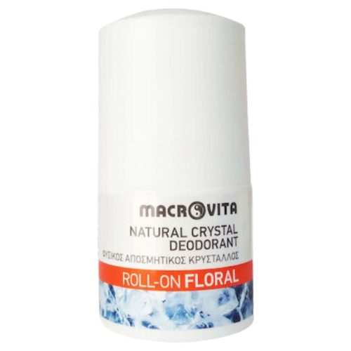 Macrovita Floral Αποσμητικός Κρύσταλλος Roll-On 50ml