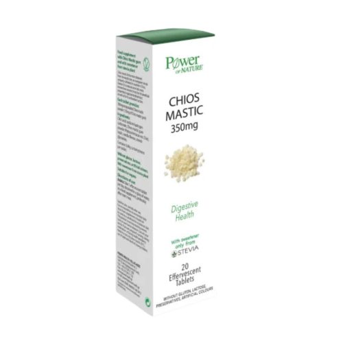 Power Of Nature Chios Mastic 350mg 20 αναβράζοντα δισκία