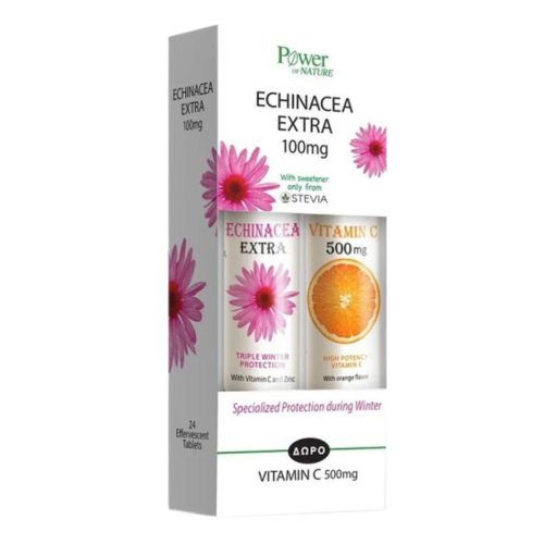 Power Health Promo Echinacea Extra & Vitamin C 500mg 24&20 αναβράζοντα δισκία