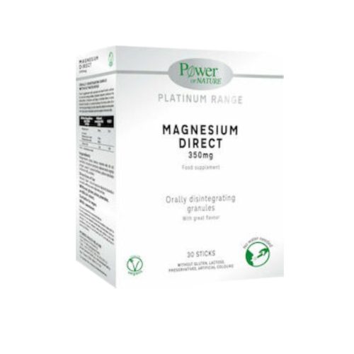 Power Of Nature Platinum Range Magnesium Direct 350mg 30 φακελάκια
