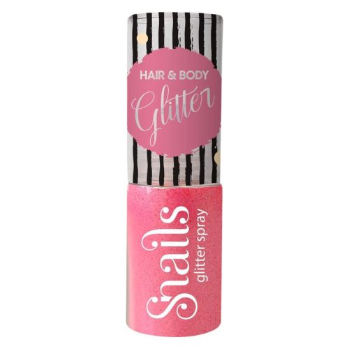 Snails Hair & Body Glitter Glitter Spray Ροζ 10g
