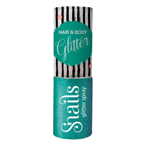 Snails Hair & Body Glitter Glitter Spray Τιρκουάζ 10g