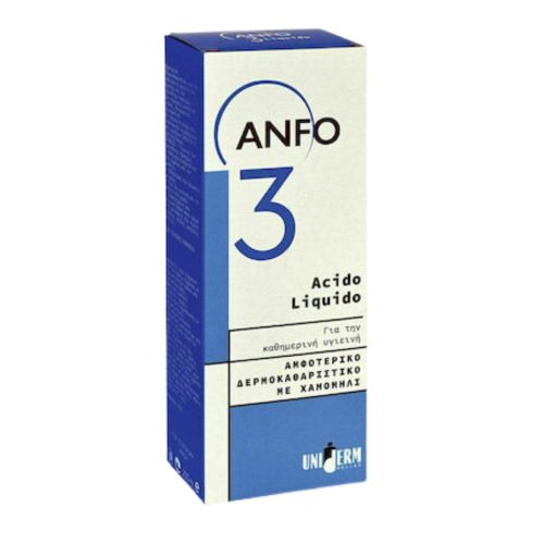 Anfo 3 Liquido Αμφοτερικό Υγρό Καθαριστικό Για την Ευαίσθητη Περιοχή 200ml