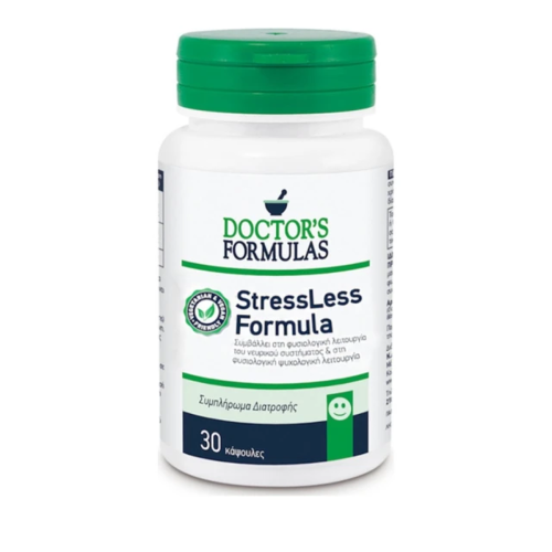 Doctor's Formulas Stressless Formula Συμπλήρωμα για το Άγχος 30 κάψουλες