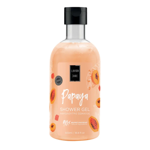 Lavish Care Shower Gel Papaya Αφρόλουτρο Με Άρωμα Παπάγια, 500ml