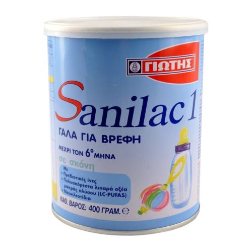 Sanilac 1 Γάλα 1ης Βρεφικής Ηλικίας 0-6m 400g