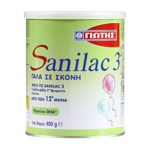 Sanilac 3 Γάλα Βρεφικής Ηλικίας 12m+ 400g