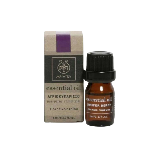 Apivita Essential Oil Βιολογικό Αιθέριο Έλαιο Αγριοκυπάρισσο 5ml