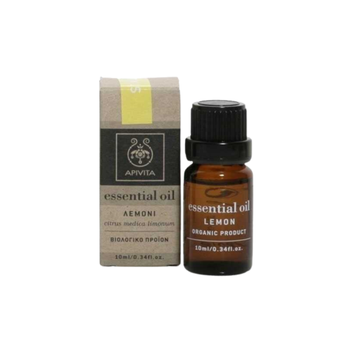 Apivita Essential Oil Βιολογικό Αιθέριο Έλαιο Λεμόνι 10ml