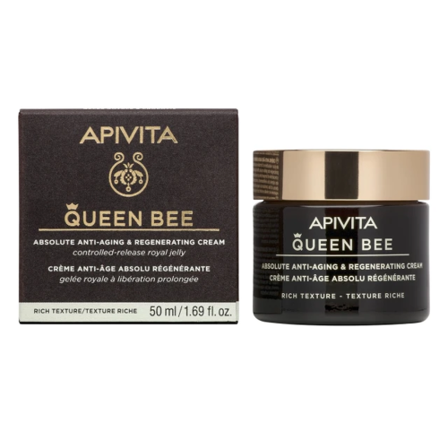 Apivita Queen Bee Πλούσια Kρέμα Αντιγήρανσης, 50ml