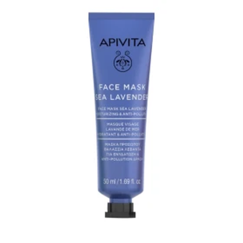 Apivita Face Mask Μάσκα Ενυδάτωσης Θαλάσσια Λεβάντα, 50ml