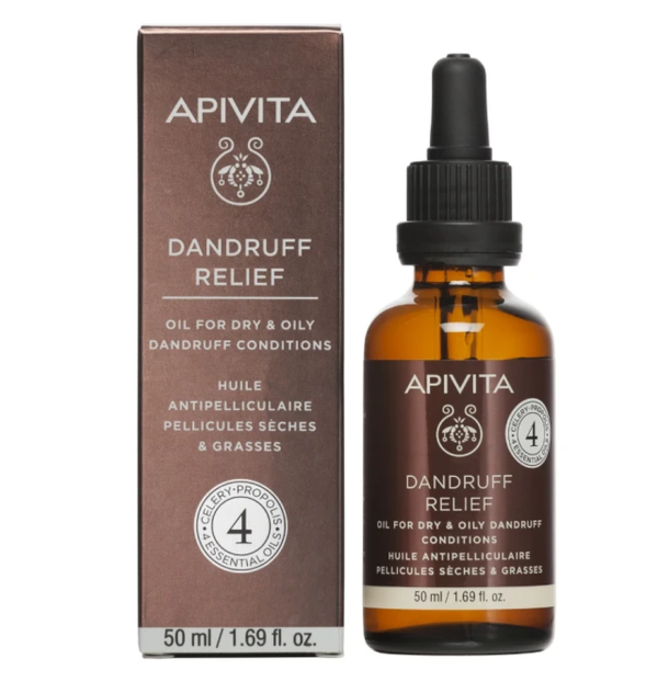 Apivita Dandruff Relief Λάδι Μαλλιών, 50ml