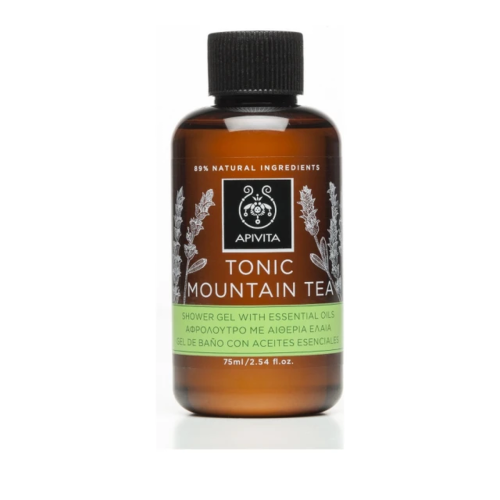 Apivita Tonic Mountain Tea Gel Αφρόλουτρο, 75ml