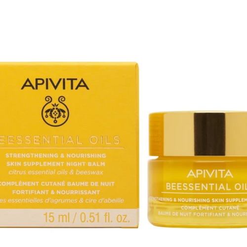 Apivita Beessential Oils Balm Νύχτας, 15ml