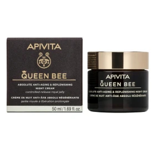 Apivita Queen Bee Κρέμα Νυκτός Απόλυτης Αντιγήρανσης, 50ml