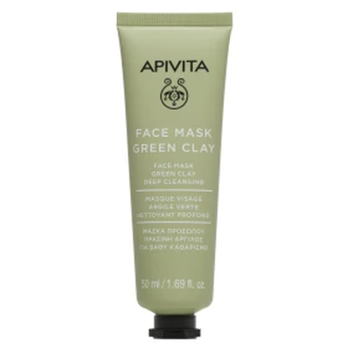 Apivita Face Mask Πράσινος Άργιλος, 50ml