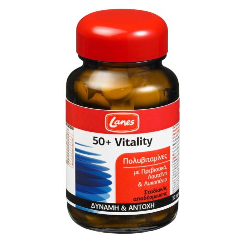 Lanes 50+ Vitality Πολυβιταμίνες για Ενέργεια 30 ταμπλέτες