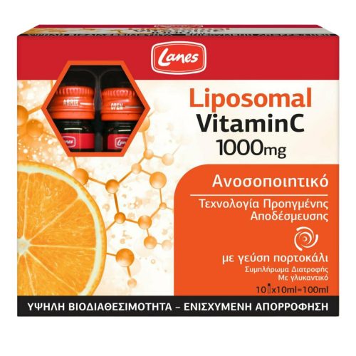 Lanes Liposomal Vitamin C 1000mg Πορτοκάλι 100ml