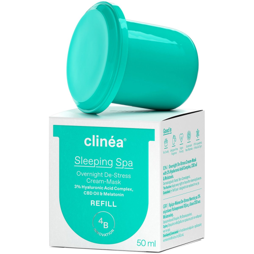 Clinea Sleeping Spa Overnight Refill Κρέμα-Μάσκα Νυκτός, 50ml
