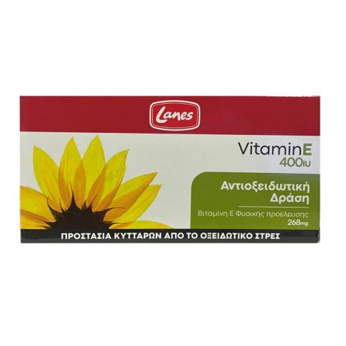 Lanes Vitamin E 400IU 268mg Βιταμίνη για Αντιοξειδωτικό 30 κάψουλες