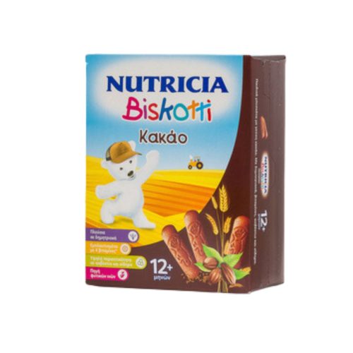 Nutricia Biskotti 12m+ Παιδικά Μπισκότα με γεύση κακάο, 180gr