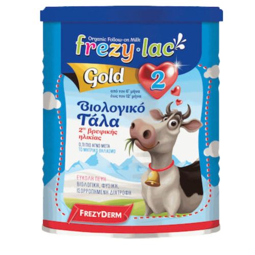 Frezylac Gold 2 Βιολογικό Γάλα για Βρέφη από τον 6ο έως τον 12ο Μήνα 400gr