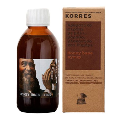 Korres Honey Base Syrup Αρωματικό Σιρόπι 200ml