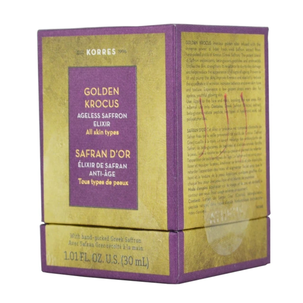 Korres Golden Krocus Ageless Elixir With Greek Saffron, 30ml