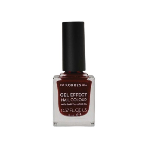 Korres Gel Effect Nail Colour No59 Wine Red 11ml