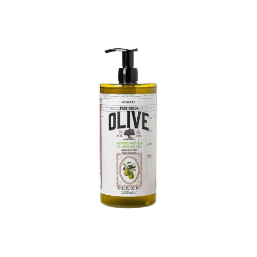 Korres Honey Pear Pure Greek Olive Showergel, 1000ml