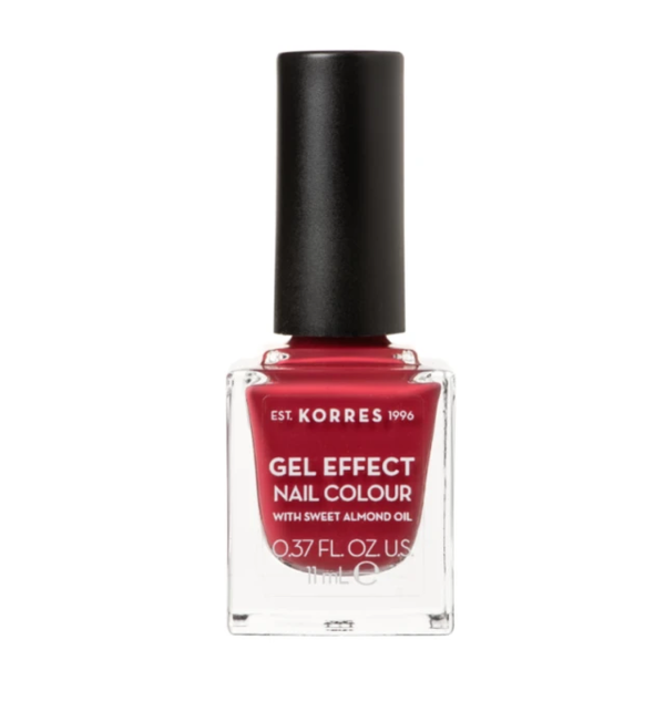 Korres Gel Effect Nail Colour No52 Eternity Red Rose, 11ml