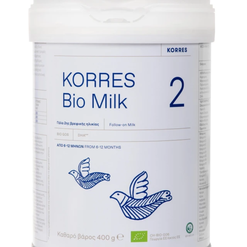 Korres Bio Milk 2 Βιολογικό Αγελαδινό Γάλα, 400gr