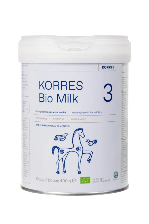 Korres Bio Milk 3 Βιολογικό Αγελαδινό Γάλα, 400gr