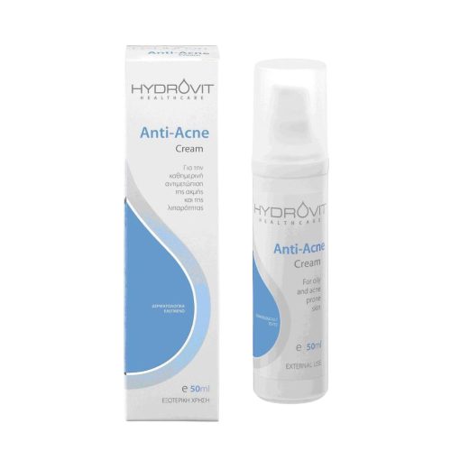 Hydrovit Anti-Acne Cream Κρέμα Κατά της Ακμής της & Λιπαρότητας 50ml