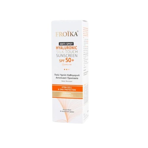 Froika Hyaluronic Silk Touch Sunscreen Anti-Spot Αντηλιακή Προσώπου Κατά των Πανάδων SPF50 50ml