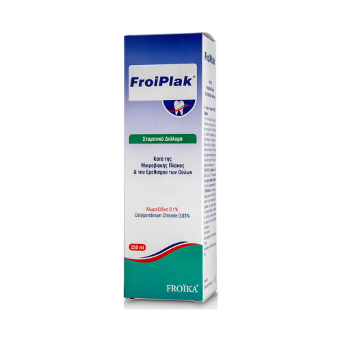 Froika Froiplak 0,12 Clorhexidine Στοματικό Διάλυμα Kατά της Χρώσης 250ml